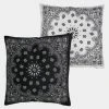 URBAN CLASSICS Bandana Print Cushion Set Other In Schwarz