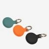 URBAN CLASSICS Airtag Keychain 3-Pack In Schwarz