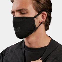 URBAN CLASSICS Cotton Face Mask 2-Pack In Schwarz
