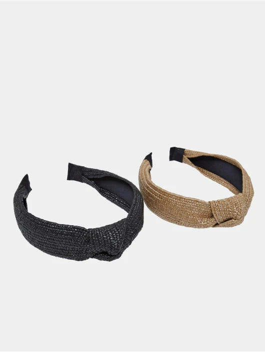URBAN CLASSICS Herren Id Bast Headband 2-Pack In Schwarz 1 URBAN CLASSICS Herren Id Bast Headband 2-Pack In Schwarz
