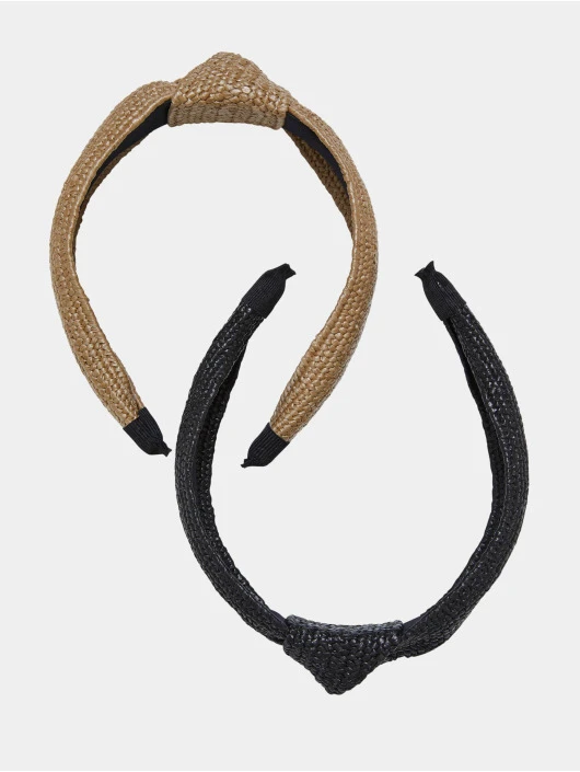 URBAN CLASSICS Herren Id Bast Headband 2-Pack In Schwarz 2 URBAN CLASSICS Herren Id Bast Headband 2-Pack In Schwarz – Bild 2