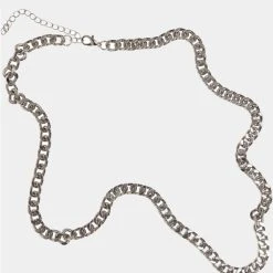 URBAN CLASSICS Long Basic Chain In Silberfarben