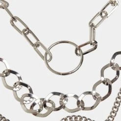 URBAN CLASSICS Ring Layering In Silberfarben -Urban Classics-Geschäft urban classics sonstige silberfarben 899323 1