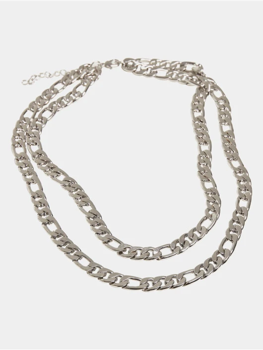 URBAN CLASSICS Figaro Layering In Silberfarben 2 URBAN CLASSICS Figaro Layering In Silberfarben – Bild 2