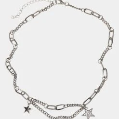 URBAN CLASSICS Stars In Silberfarben