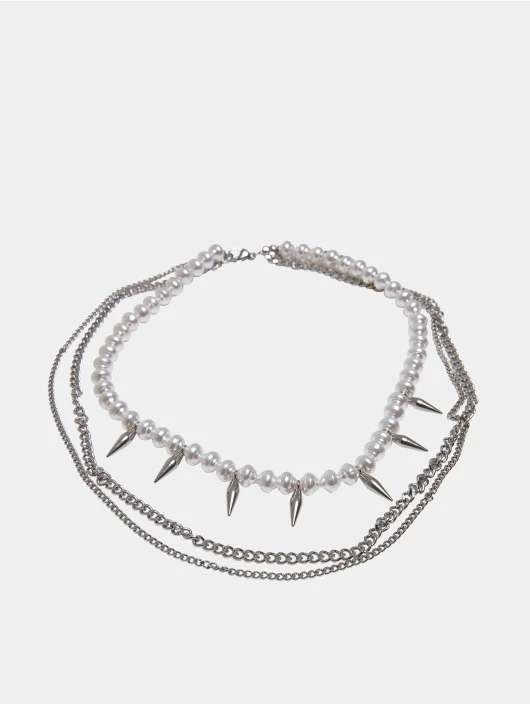 URBAN CLASSICS Meridian Pearl Layering In Silberfarben 2 URBAN CLASSICS Meridian Pearl Layering In Silberfarben – Bild 2